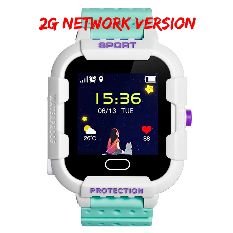 IP67 водонепроницаемый смарт 4G пульт дистанционного управления камера gps wifi ребенок студент ребенок наручные часы SOS видео вызов монитор трекер местоположение телефон часы