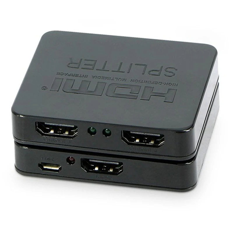 1 шт. HDMI 1 в 2 из 1080 P Стриптизерша 3 D Разделенный экран машина усилитель сигнала удобный практичный компьютерные аксессуары
