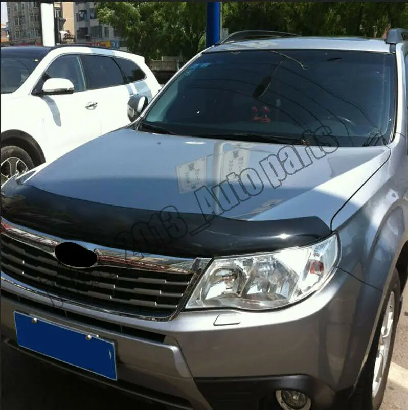 Для Subaru Forester 2009-2012 передняя защита от насекомых дефлектор капота защита капота Автомобильная модификация автомобильные аксессуары