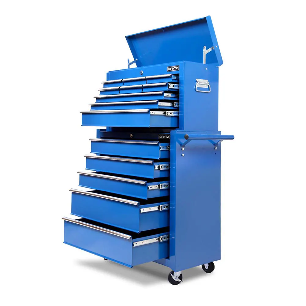 

Giantz 14 Drawers Toolbox Chest Cabinet Mechanic Trolley Garage Tool Storage Box Trolley Tool Box Multi-Size Drawers AU