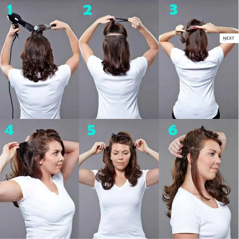 Synthetic Clip Ins Luxury For Braiding 50cm 8pcs/set 20" Heat Resistant Hairpieces Wavy Synthetic Clip On Hair Extensions