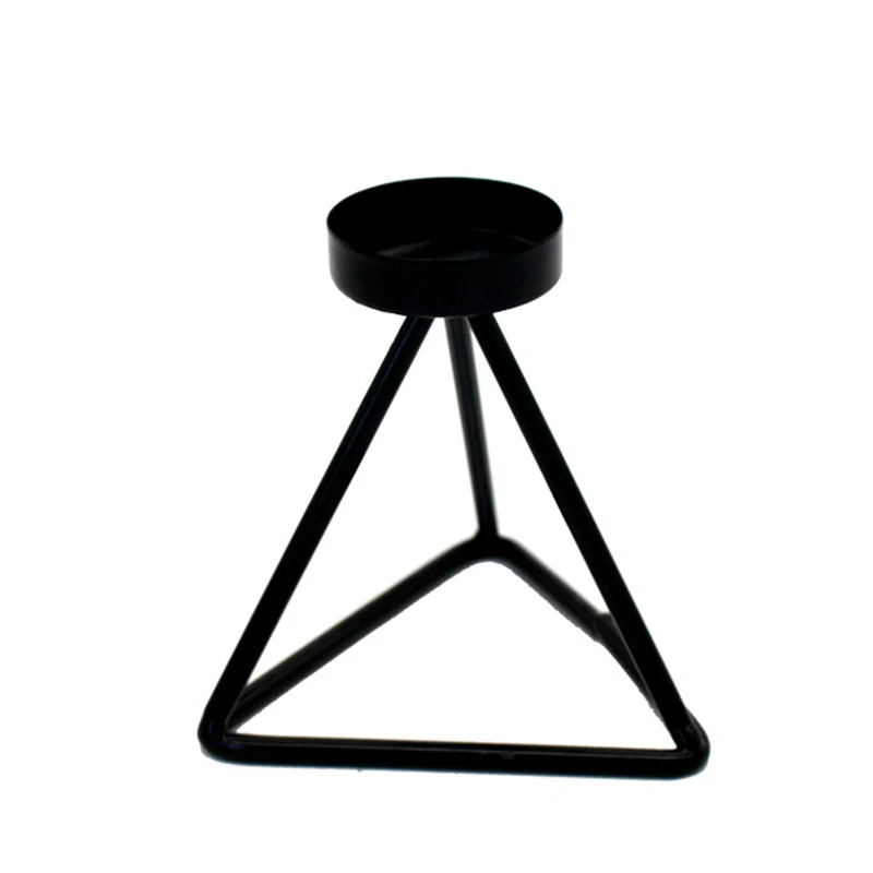 1pcs Candle Holder Candlestick Candle Holder Tealight Rack Holder Iron Craft Home Wedding Party Decorations