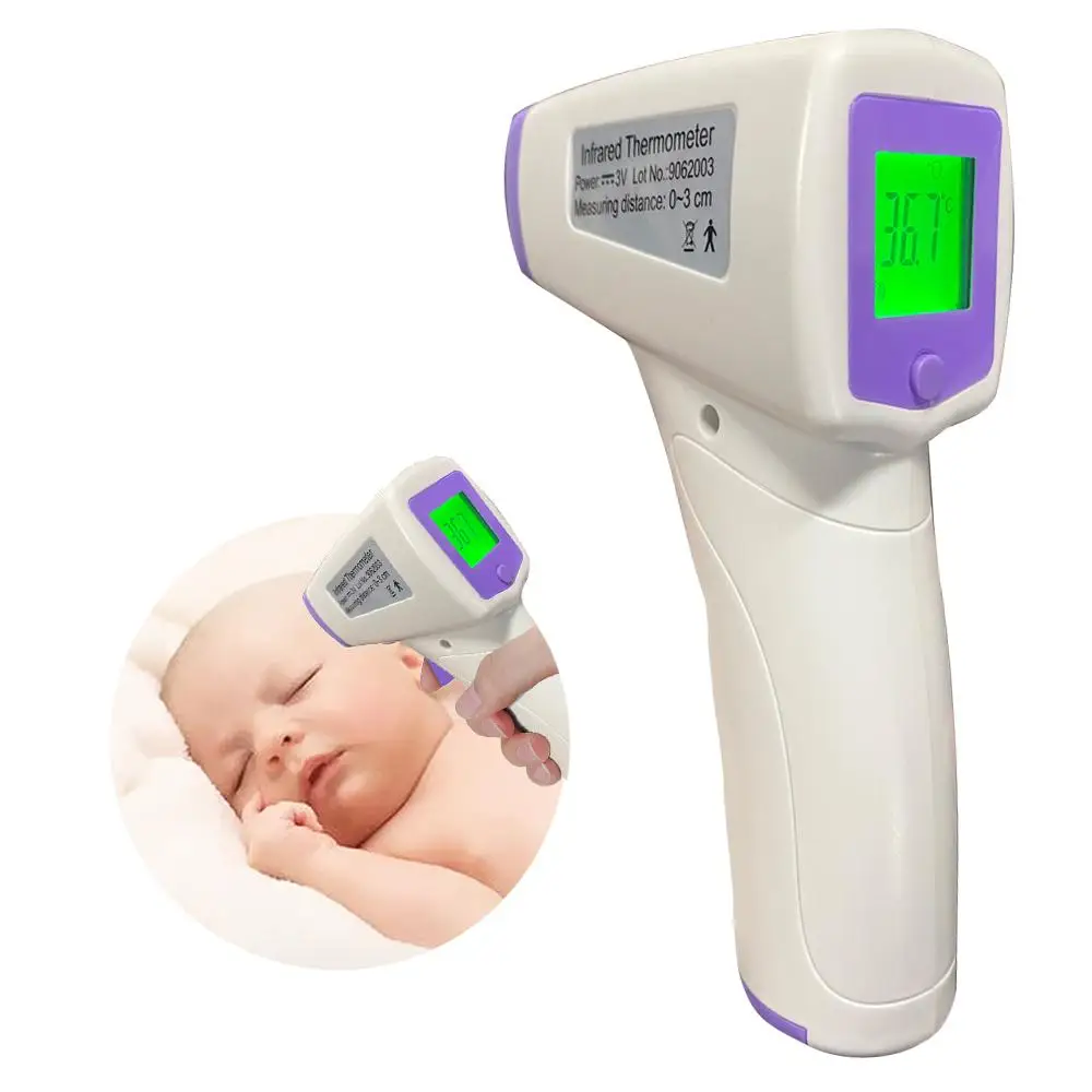 

Portable ABS Non-contact Infrared Digital Baby Forehead Thermometer for Kids Adults
