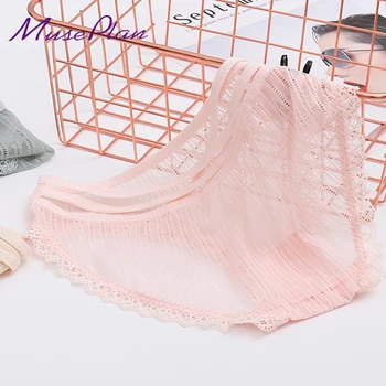 

gauze with female underwear lace low-rise hot lady slim girl sexy non-trace transparent triangle pair of drawers