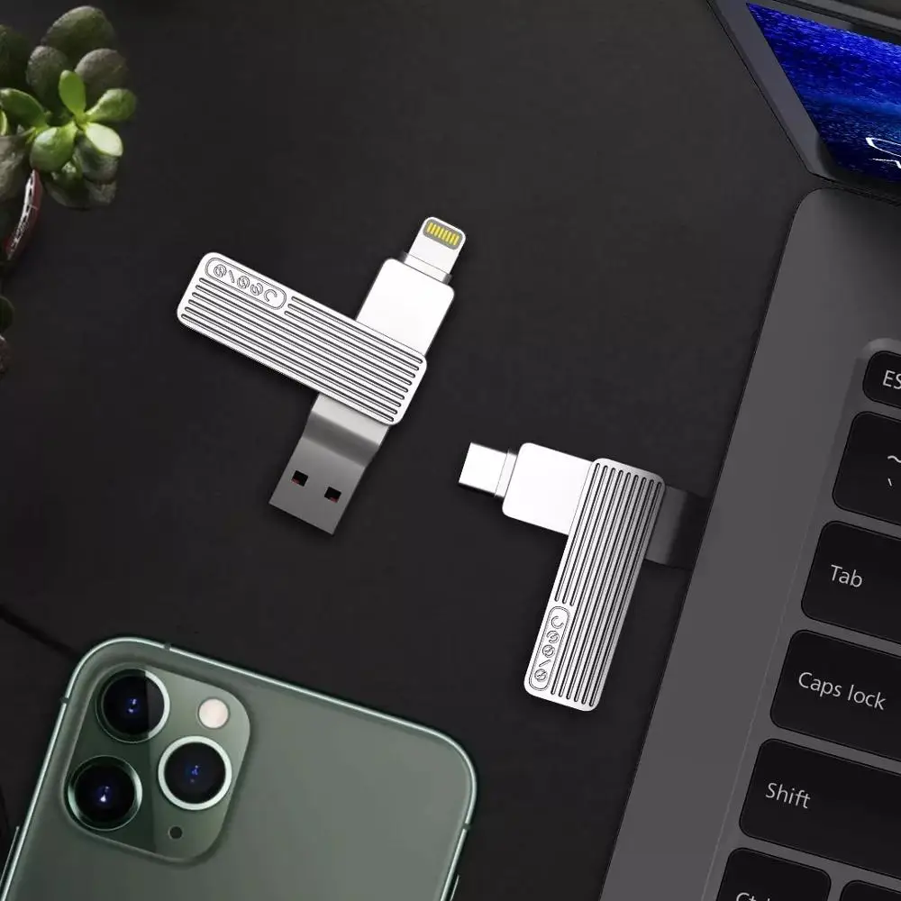  Xiaomi Jesis USB Type-C Dual Interface USB 3.1 Mobile Phone U Disk Aluminum Alloy Material 32GB 64G