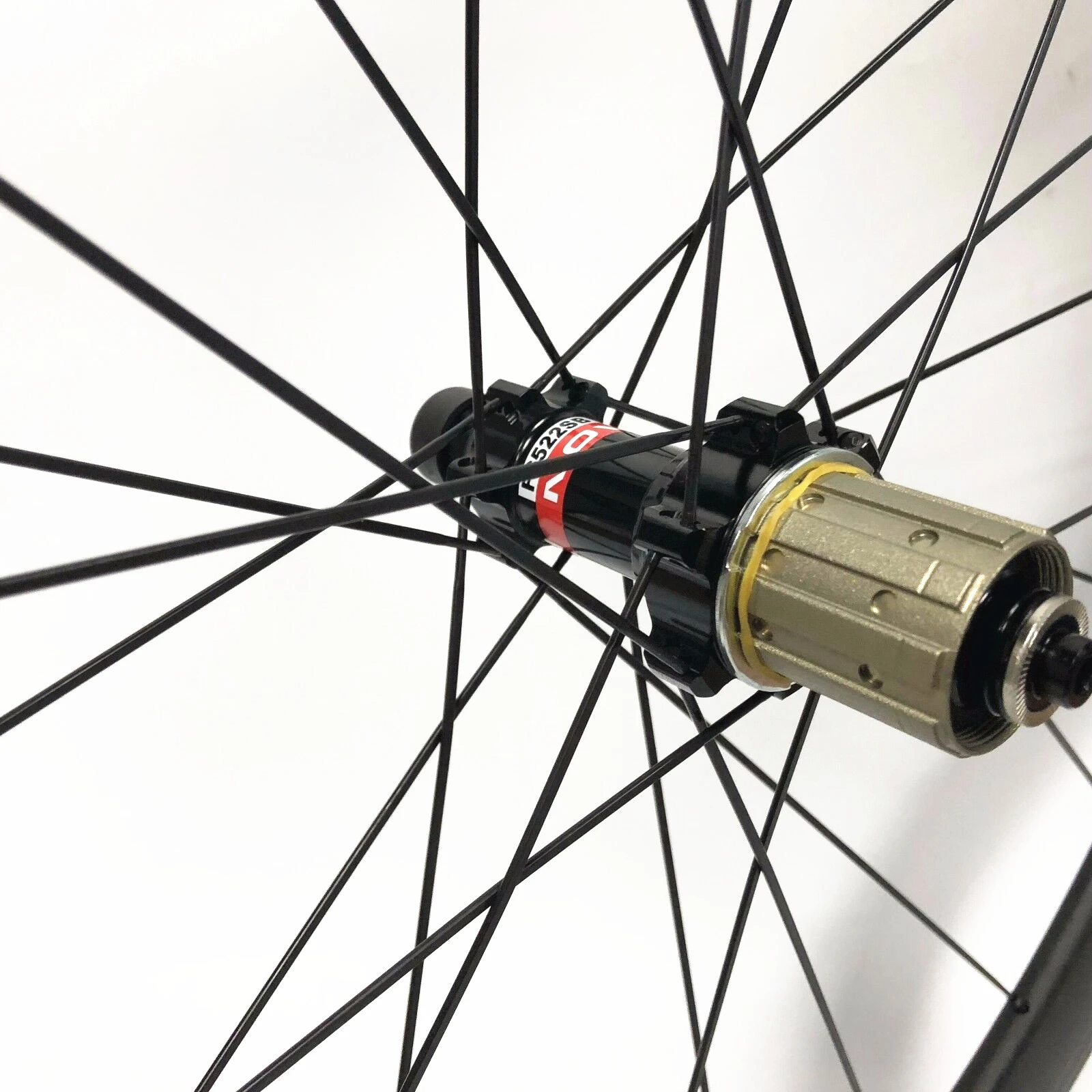 Stock Clearance 3K glossy Road Carbon Wheels 700c Bicycle Wheelset tubular Novatec AS511 FS522 Hub aero Spoke road bike wheelset