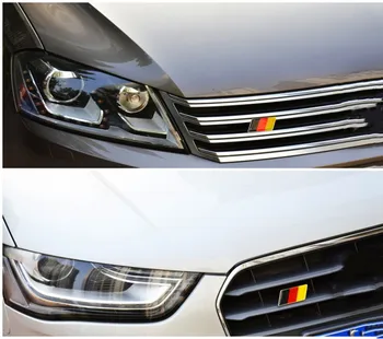 

1 PC Universal German Car Sticker Flag Grille Emblem Badge 3D Aluminum for VW for Jetta Golf for Audi Car Exterior Accessories