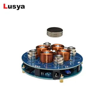 

DIY magnetic levitation module Maglev Furnishing Articles Kit Magnetic Suspension Digital Module with LED lamp weight 150g