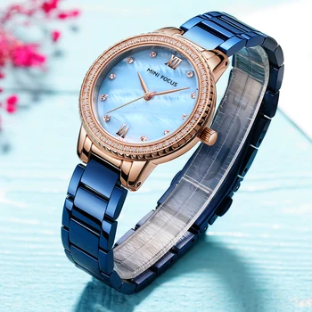 

Fashion Ladies Diamond Watches Luxury Women Watches Waterproof Female Watch Quartz Stainless Steel Clock relogio feminino