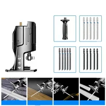 Nova broca elétrica modificada serra elétrica, acessórios adaptador de serra alternativa, serra elétrica, equipamento de perfuração para serra de gabarito