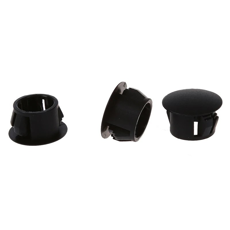 Горячая XD 9/16 &quotDia Head пластиковые запорные отверстия пробки черный 50 шт|Мебельные