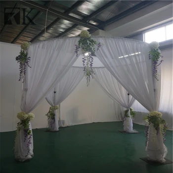 

Portable pipe and drape wedding tent kits wall backdrop for event party marriage decoration