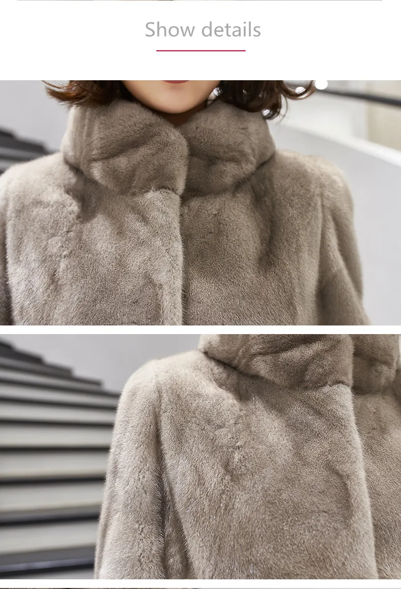 inverno полностью из норки шуба gola тонкий для похудения moda норки casaco de pele das mulheres jaqueta