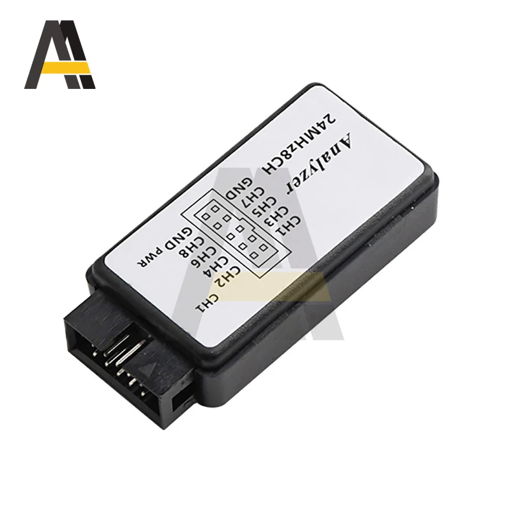 USB Logic Analyzer 24MHz 8 Channel 24M/seconds Logic Analyzer Debugger For ARM FPGA Logic Analyzer Logic 24M 8CH 6