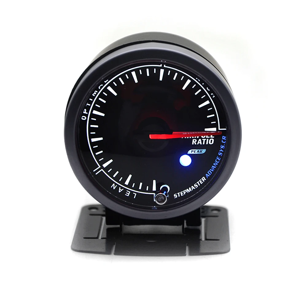 60MM Face Boost turbo Water Oil temp Oil press Voltmeter Air fuel Ratio Exhaust gas temp tachometer gauge Dual Led Color automobile gauge led voltmeter motorcycle temperature gauge digital temperature gauge water temperature gauge boat gauge