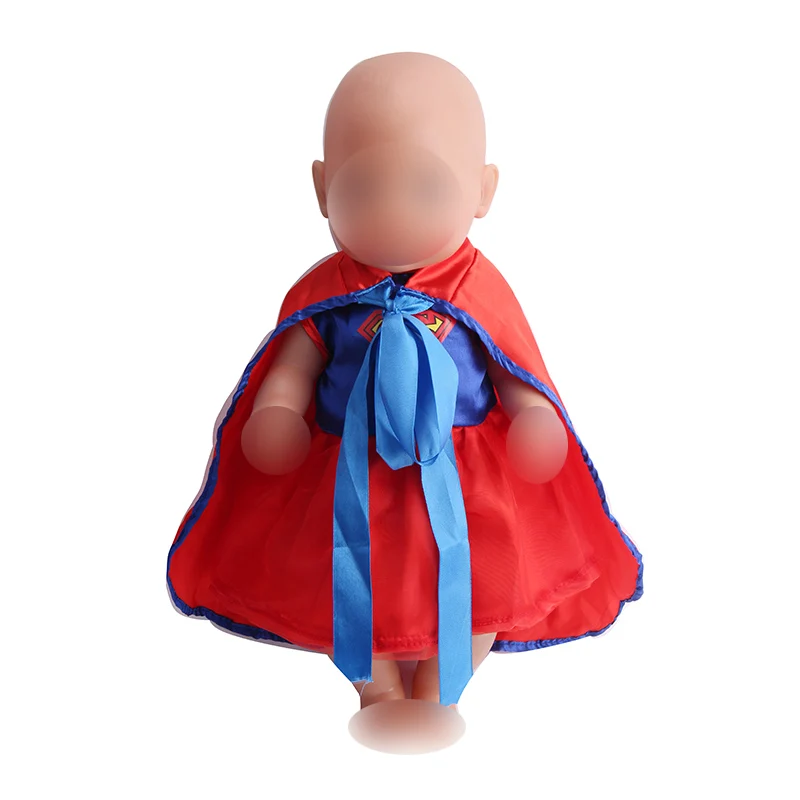 43 см, одежда для маленьких кукол, платье для новорожденных Белоснежки, платье принцессы Анн, комбинезон Единорог, детские игрушки, подходит для американцев, 18 дюймов, кукла для девочек, f41