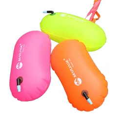 CKAHSBI Water Sport Lifesaver Air Dry Tow Sailing Flotation Accessories Swimming Float Bag Waterproof PVC Inflatable Buoy 1pc
