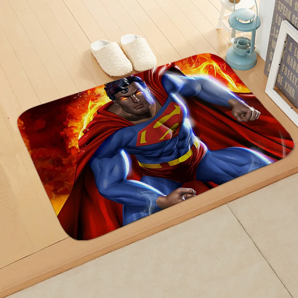 Противоскользящие ковры с изображением героя Капитан Америка персонаж мультфильма супер герой подходит для печати коврики для ванной комнаты кухонные коврики 40 см x 60 см - Цвет: H06
