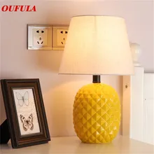 Lampe de Table en céramique, ananas, bureau, luxe, moderne, contemporain, pour Foyer, salon, bureau, chambre d'hôtel