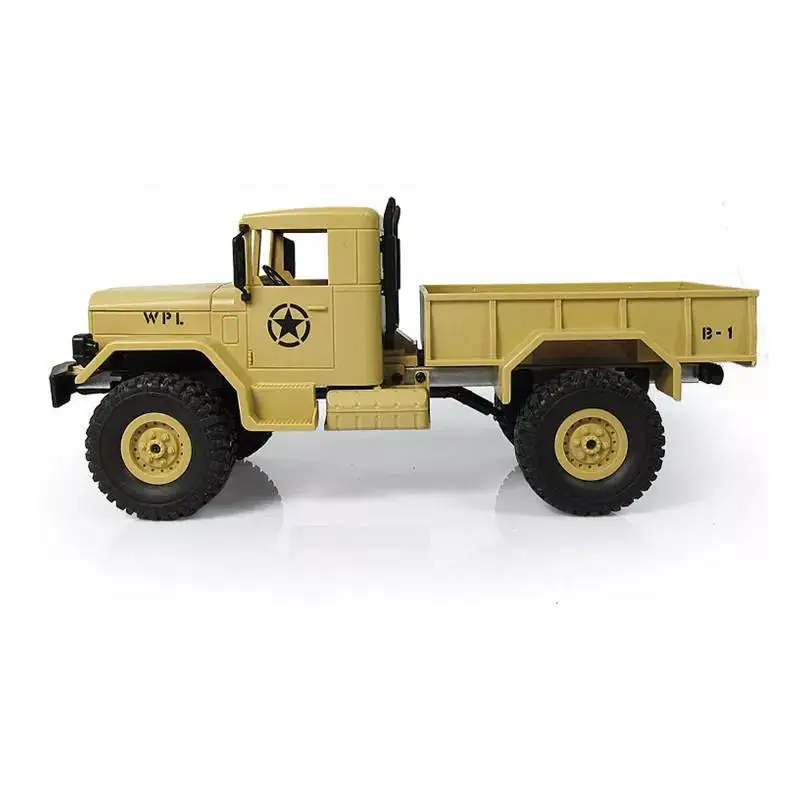 Kuulee WPL B-14 RC автомобиль грузовик дистанционного Управление 4 колеса восхождение внедорожный автомобиль игрушка 2,4G армии, игрушечные машинки, Форма головного освещения