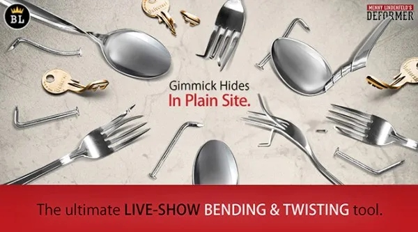 Skup Deformer przez Menny Lindenfeld (sztuczka pióro i instruktaż Online) mentalizm magiczne sztuczki komedia do gięcia monet iluzje magiczne rekwizyty