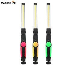 USB перезаряжаемый портативный светильник со встроенным аккумулятором COB флэш-светильник крючок подвесной светильник COB светодиодный тонкий рабочий светильник для ремонта автомобиля кемпинга