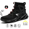 Breathable Men's Safety Shoes New Work Shoes Waterproof Breathable SRA Non-slip EVA Four Breathable Men's Safety Shoes Size 48 ► Photo 1/6