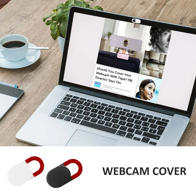 6 Pack Webcam Cover Slide Ultra Thin Round Laptop Camera Cover Slide Privacy Protection for Computer Mac-Book Pro