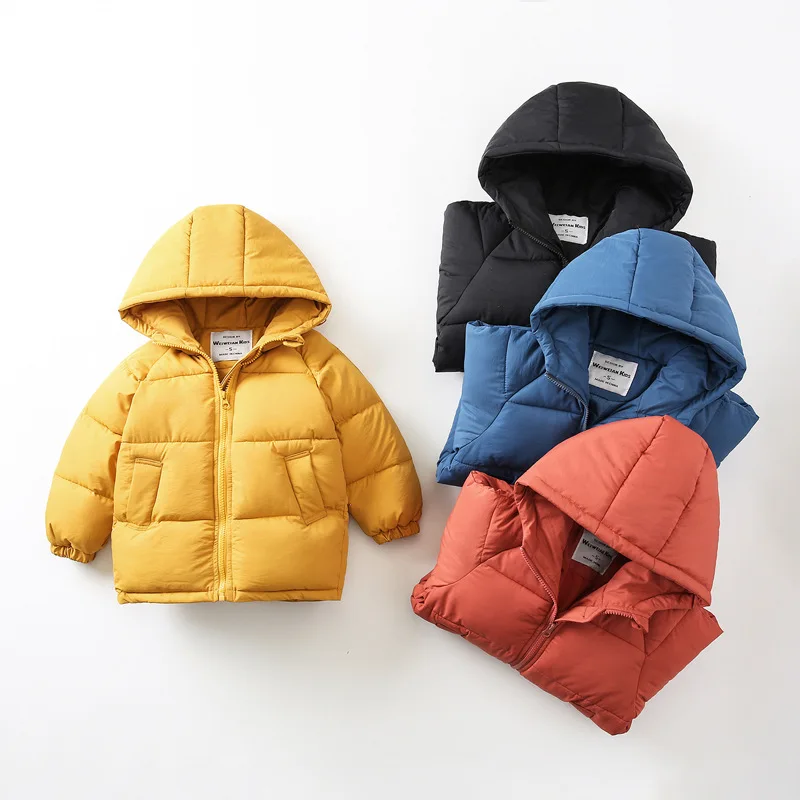 

BOY'S Cotton Jackets 2019 New Style Korean-style Winter Handsome Male Baby Cotton-padded Clothes CHILDREN'S Cotton Clothes Child