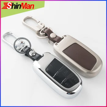 

ShinMan Zinc alloy 234button key CAR key Cover key Case For Jeep Grand Cherokee Renegade Fit Freemont Ottimo Dodge Journey