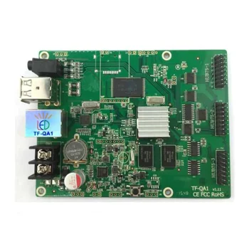 

TF-QA1 full color video LED screen Control Card comes with USB and Ethernet ports 3 groups HUB75
