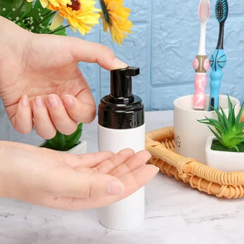 

100ml Foaming Bottle Empty Portable Liquid Dispenser Multipurpose Pump Container Reusable Refillable For Traveling