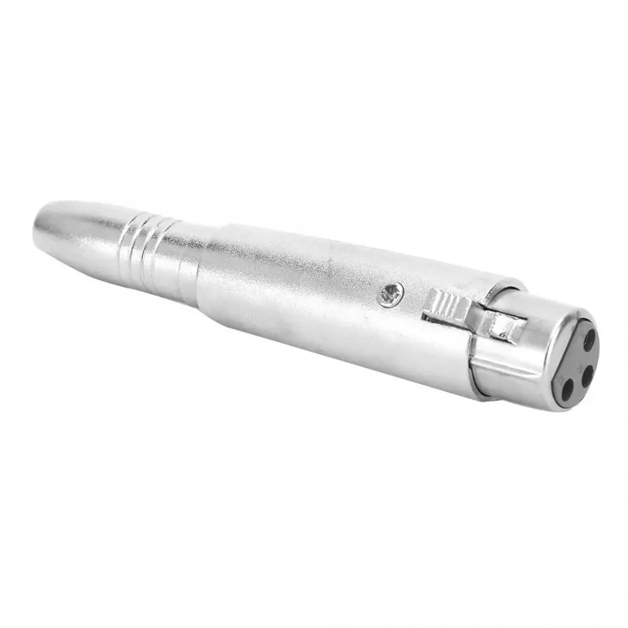 3 шт 0.26in XLR Женский передачи цинковый сплав микрофонный аудио адаптер