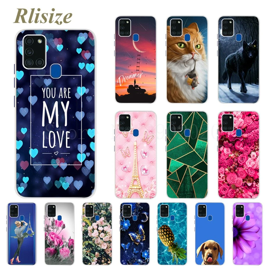 Phone Cases For Samsung Galaxy A21S Case Cute Painted Soft Silicone Back  Cover For Samsung A21S A 21 S A217F Case Bumper Fundas|Phone Case & Covers|  - AliExpress