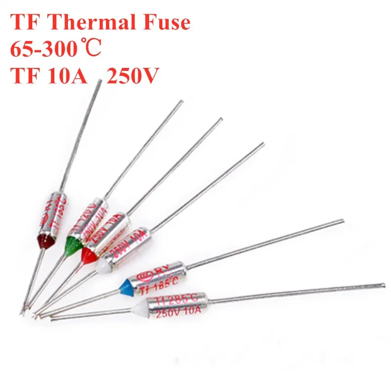 20Pcs//Lot 216 ℃ RY216 TF 216 degrés Celsius 10 A 250 V Température Thermal Fuse