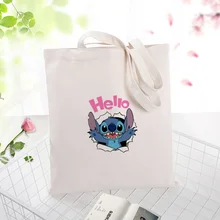 Синяя Холщовая Сумка для покупок с рисунками из мультфильмов, сумка с короткими ручками с логотипом, текст DIY, Повседневная экологическая многоразовая утилизация