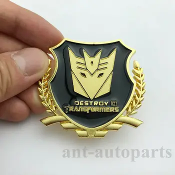 

Metal Transformers Autobot Deception Car Trunk Emblem Decal Sticker Window Badge