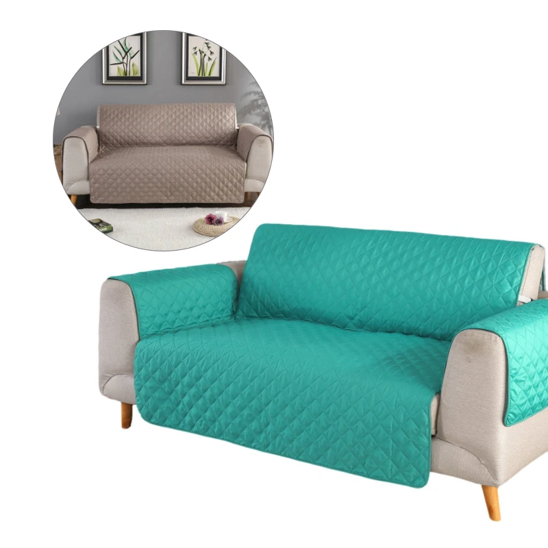 Sofa Couch Cover Chair Throw Pet Dog Kids Mat Furniture Protector Reversible Washable Removable Armrest Slipcovers A22