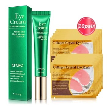 

EFERO Anti Wrinkle Firming Eye Cream Crystal Collagen Hydrogel Mask Under the Eyes Patch Sleep Mask Remove Dark Circle Skin Care