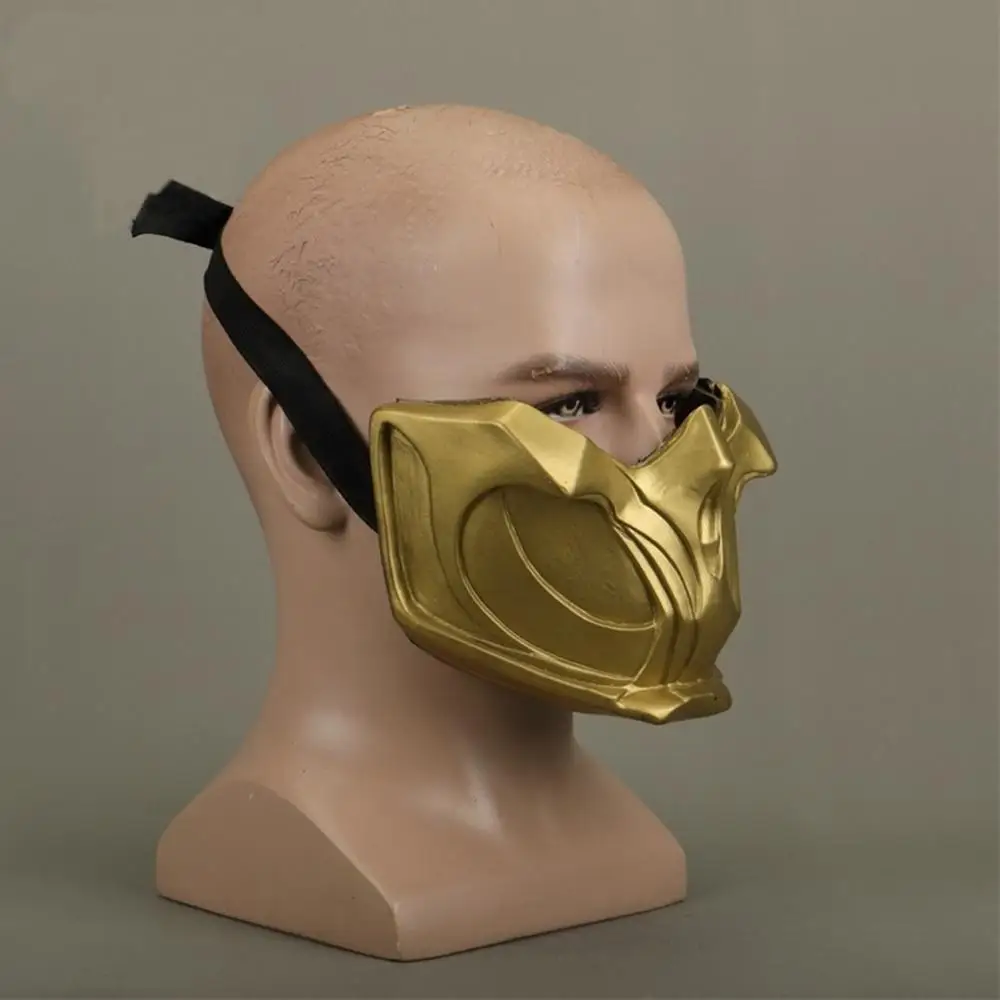 Game Mortal Kombat 11 Scorpion Mask Full Scorpion Man Mk11 Half Face  Cosplay Mask Halloween Props Gifts Mask High Quality - Masks & Eyewear -  AliExpress