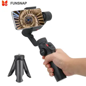

FUNSNAP Capture2 3-Axis Handheld Anti-shake Gimbal Stabilizer for GOPRO5/6/7 Camera for iPhone Android Smartphone under 6.5 Inch