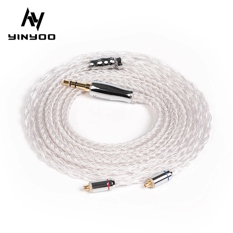 Yinyoo 16 Core посеребренный кабель 2 5/3 5/4 4 мм балансный для ZSX AS16 ZSN ZS10 PRO BL 03 05 BL05 C12 V90