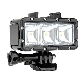 

Shoot Waterproof 30M Diving Light Led Fill For Hero 7 Black Silver White/6/5/5S/4/4S/3+,Campark Akaso Dbpower Crosstour,Waterp