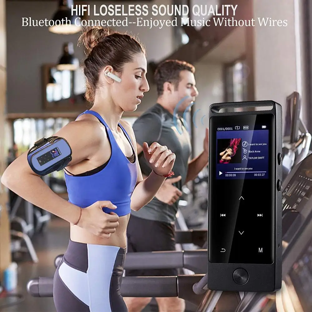 Ультратонкий музыкальный плеер Hi Fi Bluetooth MP3 без потерь оригинальная сенсорная