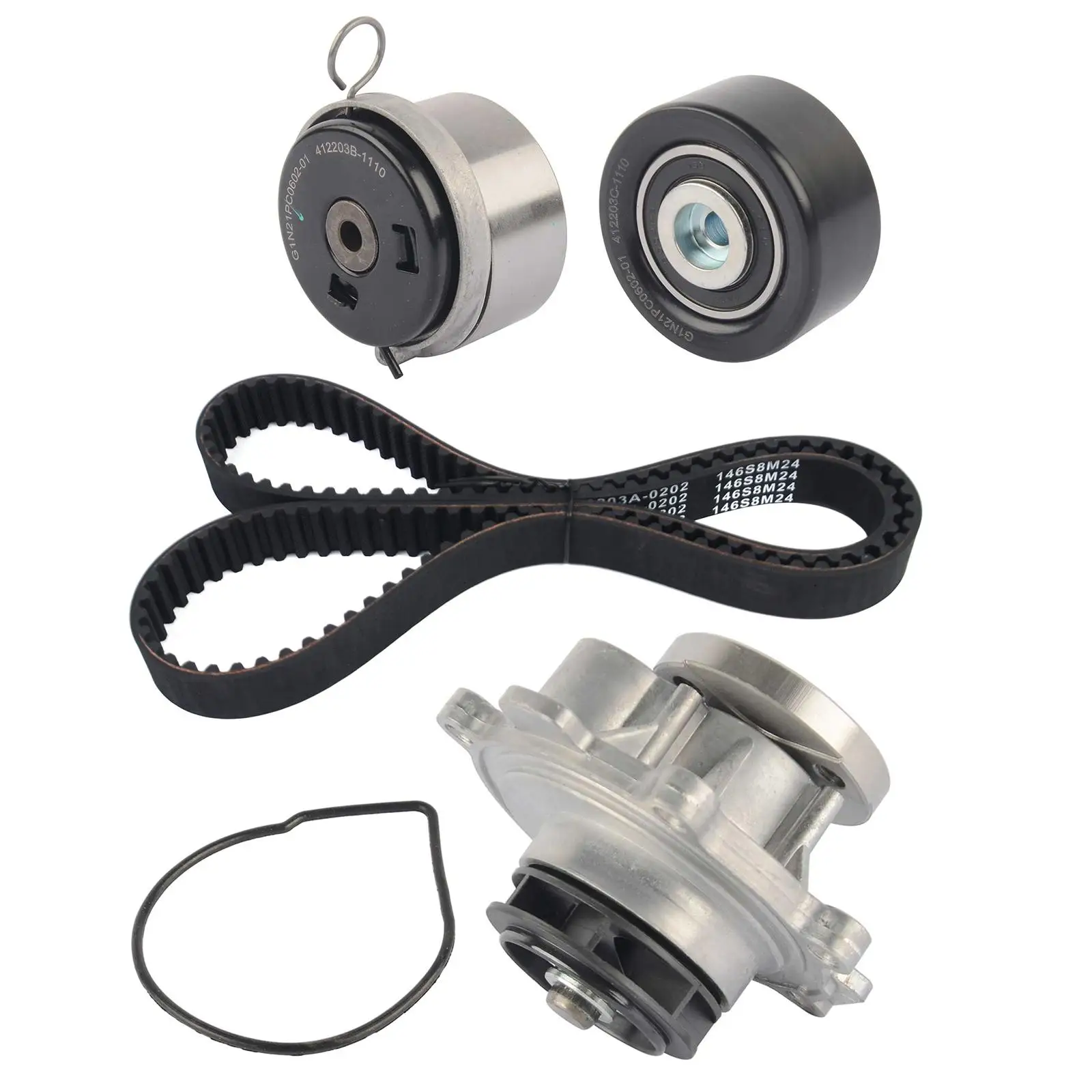 AP02 CT1077 TIMING BELT + PULLEYS + WATER PUMP 25195119 For Opel Astra