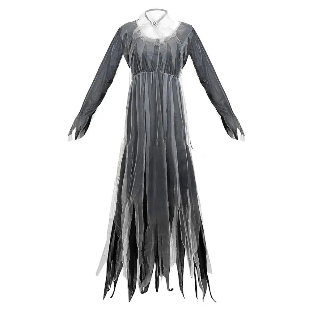 

Halloween Zombie Bride Dress Women Female Cosplay Vampire Ghost Costume Horror Fancy Dress Adult Girls Large Size Clothing