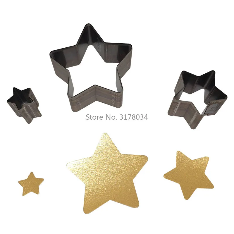 Японское стальное лезвие слеза Звезда Пентаграмма в форме сердца резак DIY кожа серьги бумажный Войлок ремесло резка ручной удар инструмент