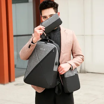 

Fashion Simple Style Multifunctional Large Capacity Nylon Three-piece Bag Leisure fashion Collocation Comfortable 2020 new Trend