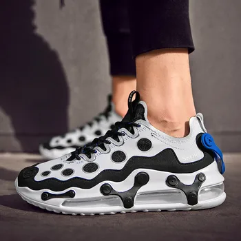 

Lace-up vulcanized air cushion shoes men's breathable non-slip casual sports shoes Men's casual shoes Zapatillas Hombre outdoor