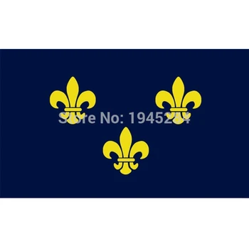 

Fleur-de-lis French Lily Flowers Religious Flag Banner New 3x5ft 90x150cm Polyester, free shipping